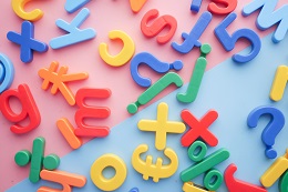 Colourful magnetic letters