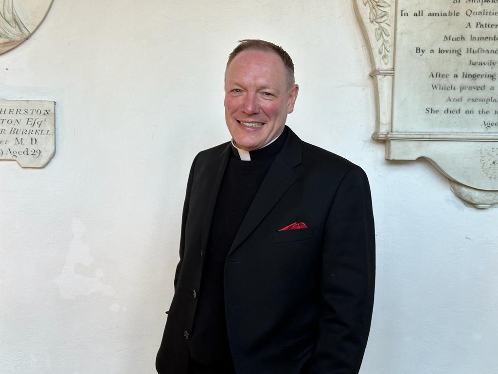 Revd Toby Wright at Wells Cathedral