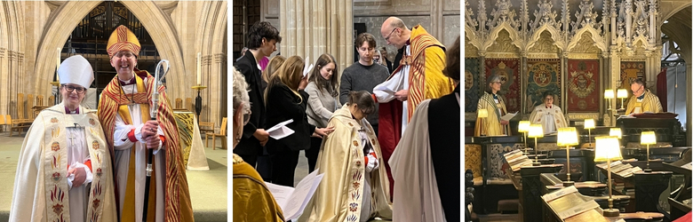 Bishop Fiona's welcome at Wells Cathedral
