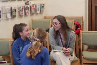 GF Big Lunch Cesca and students.JPG