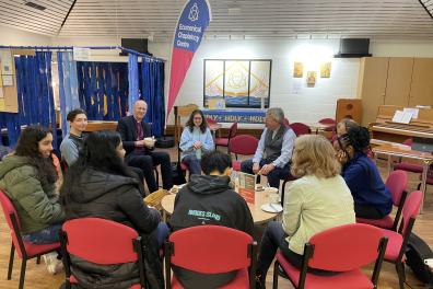 Bishop Michael at Bath University