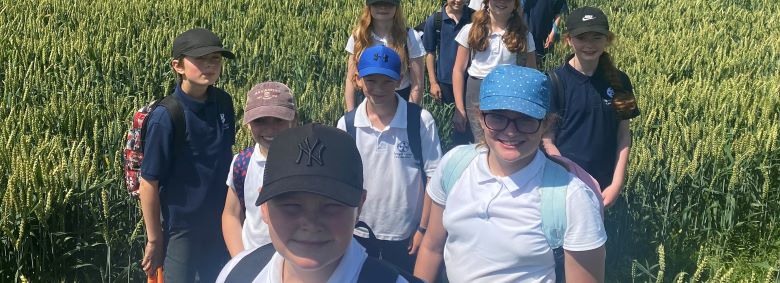 Children on year six pilgrimage