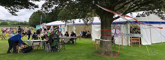 Church Tent at the Bath and West Show