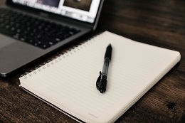 Notebook pen laptop