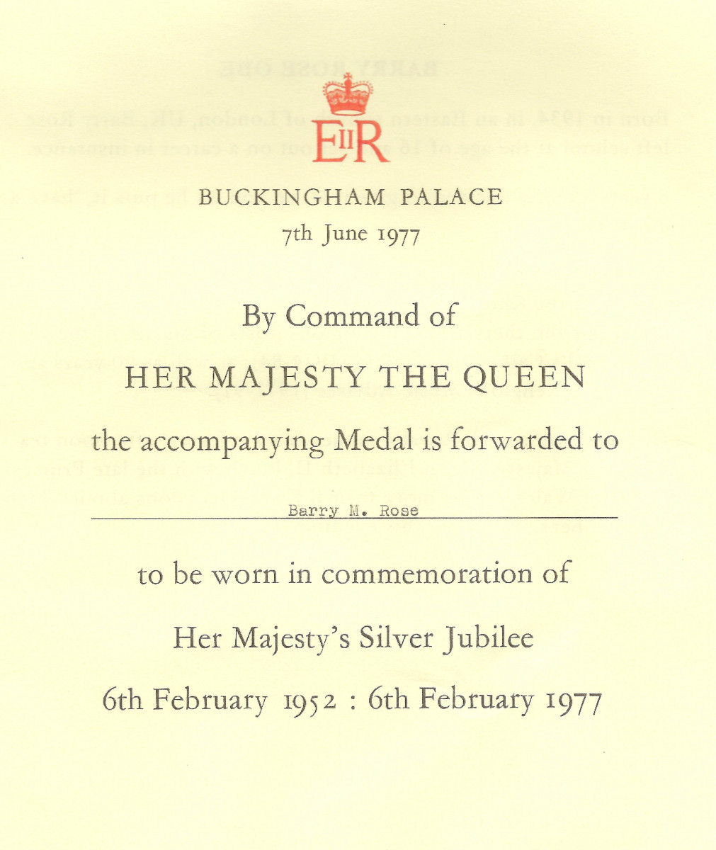 Barry's medal citation