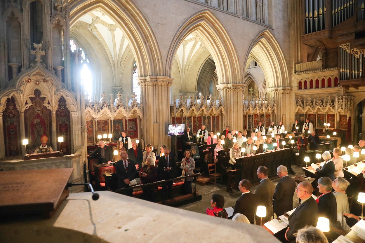 Bishop Michael in his chair