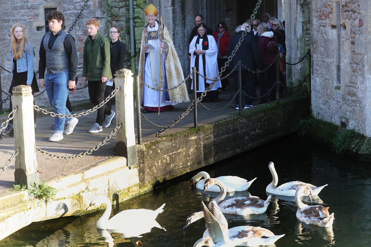 The procession to the Cathedral