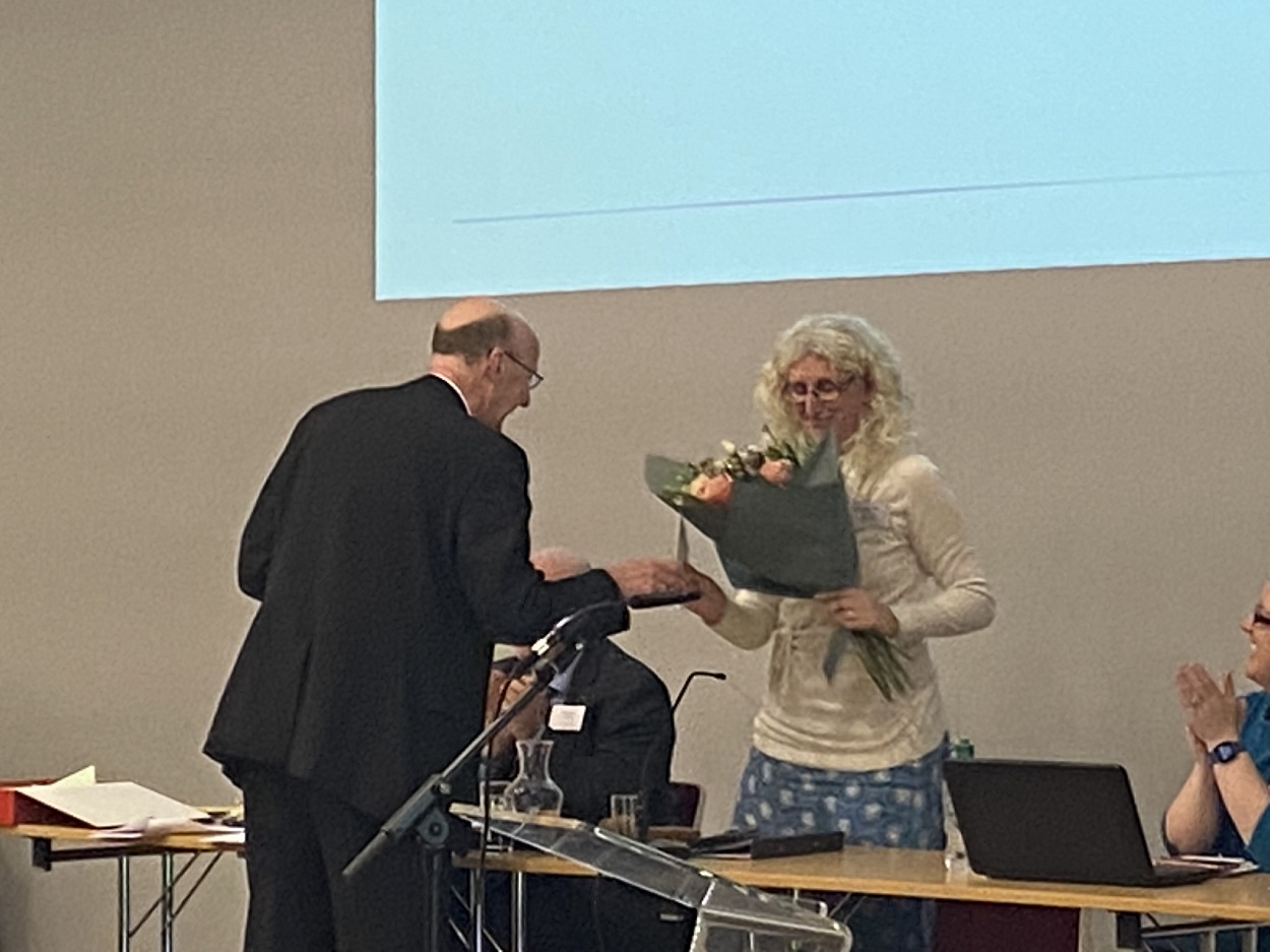 Flowers for Clergy Chair Jane Haslam