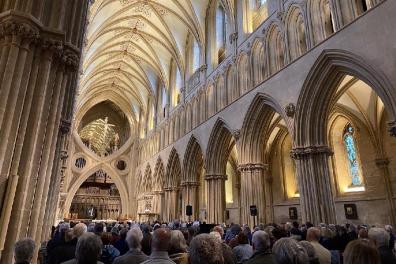 Open Chrism service at Wells Cathedral